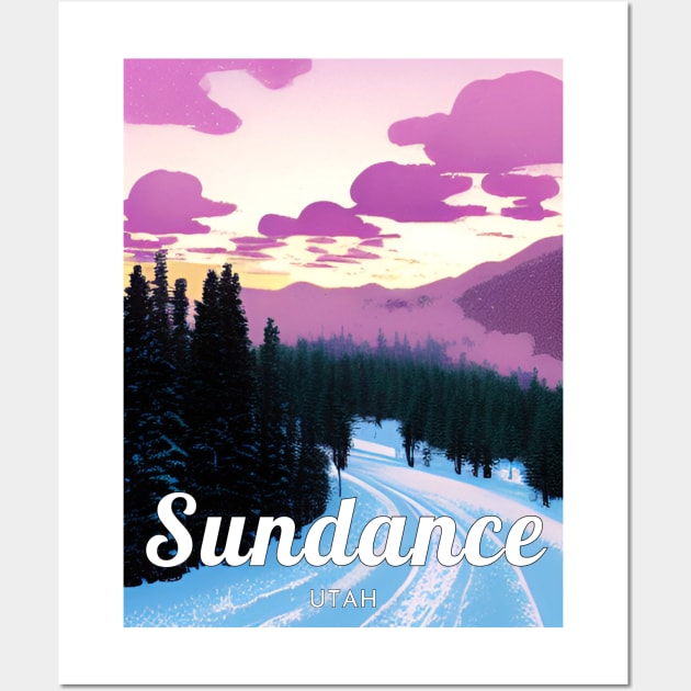 Sundance ski - Utah Wall Art by UbunTo